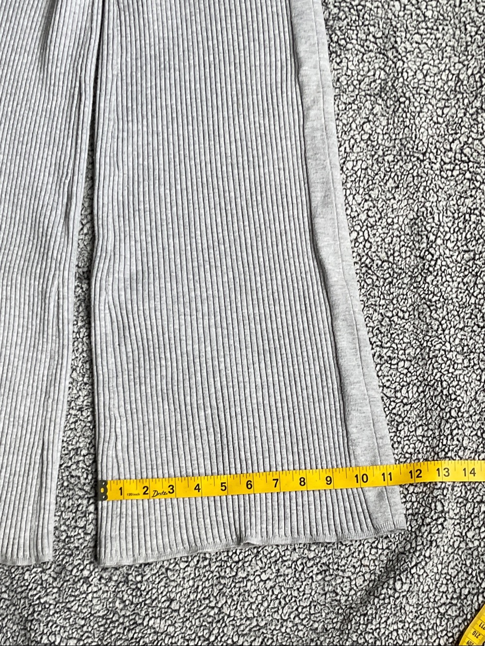aerie Ribbed Wide-Leg Knit Pants in Gray - Picture 8 of 13